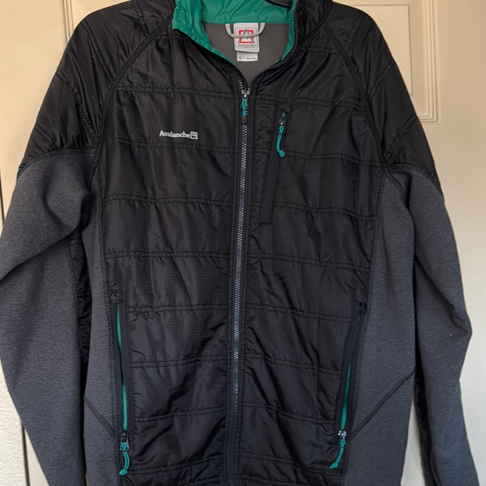 Avalanche Black and Gray Lightweight Shirt Jacket